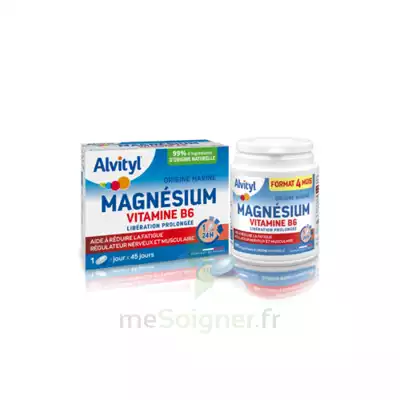 Acheter Alvityl Magnésium Vitamine B6 Libération Prolongée Comprimés LP B/45 à La-Valette-du-Var